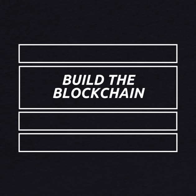 Forget the wall, build the blockchain! by CryptoStitch